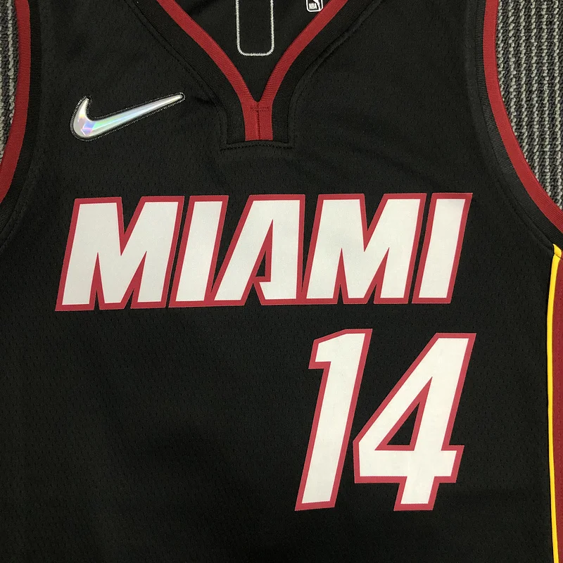 75th anniversary NBA Miami Heat basketball jersey Black #14 HERRO