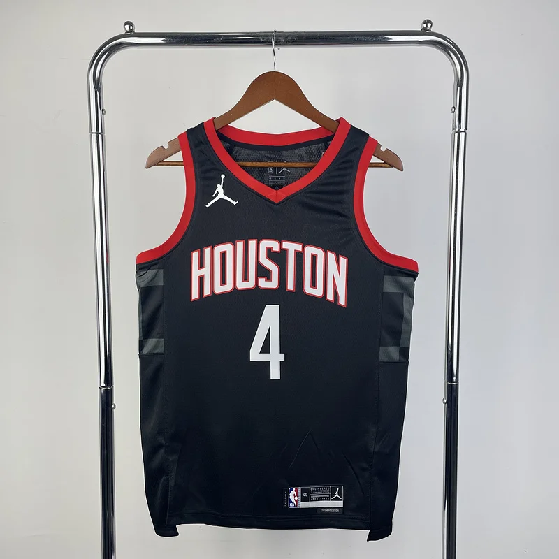 2024 Houston Rockets Basketball Jersey trapeze limited #4 GREEN