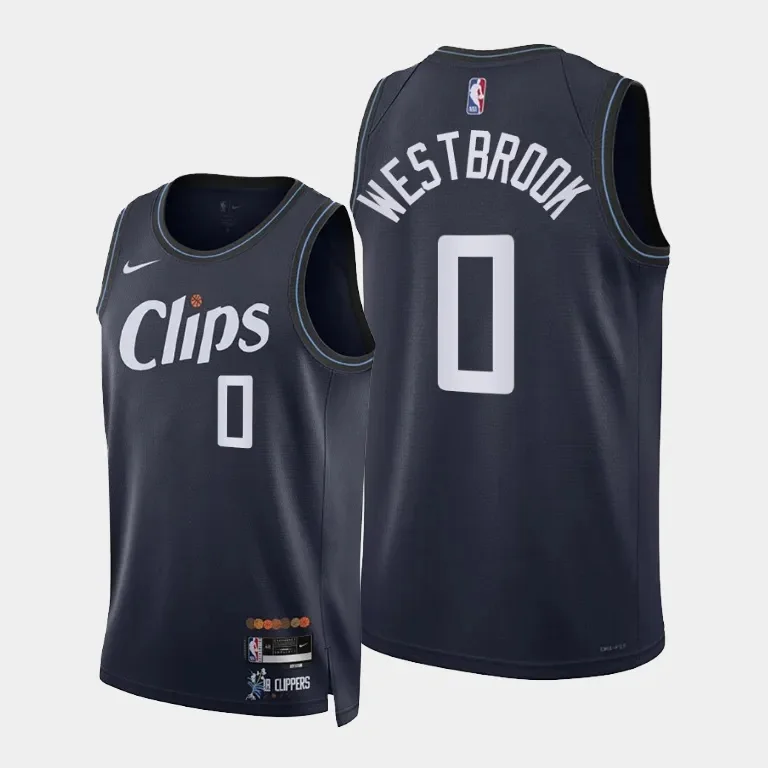 2024 Season   NBA Los Angeles Clippers Basketball jersey   city version  #0    WESTBROOK