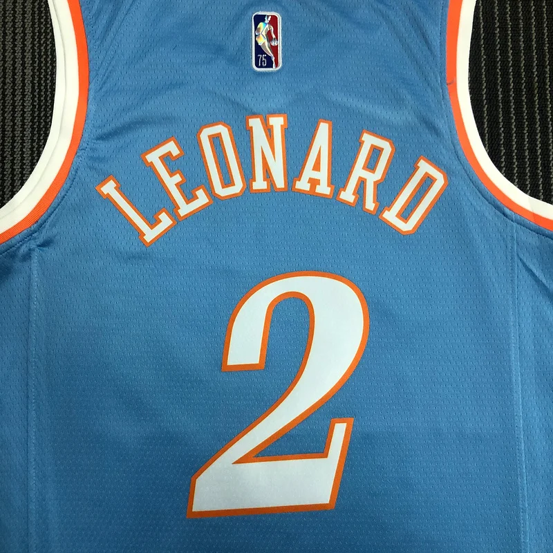 2022 Season NBA Los Angeles Clippers Basketball jersey   city version  #2   LEONARD