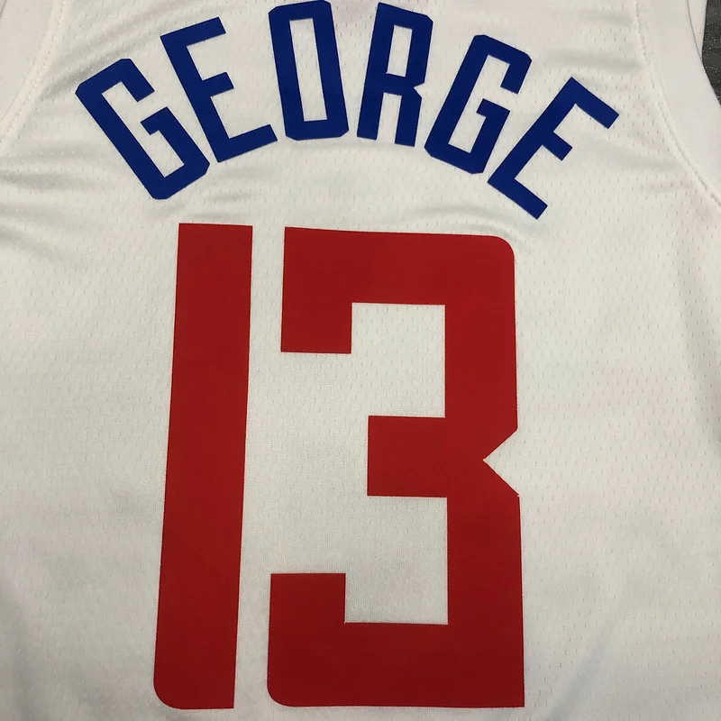 2020 Season NBA Los Angeles Clippers Basketball jersey  limited  White #13   GEORGE