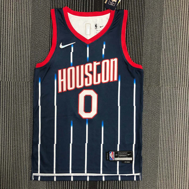 2022 Houston Rockets Basketball Jersey city version #0 GREEN