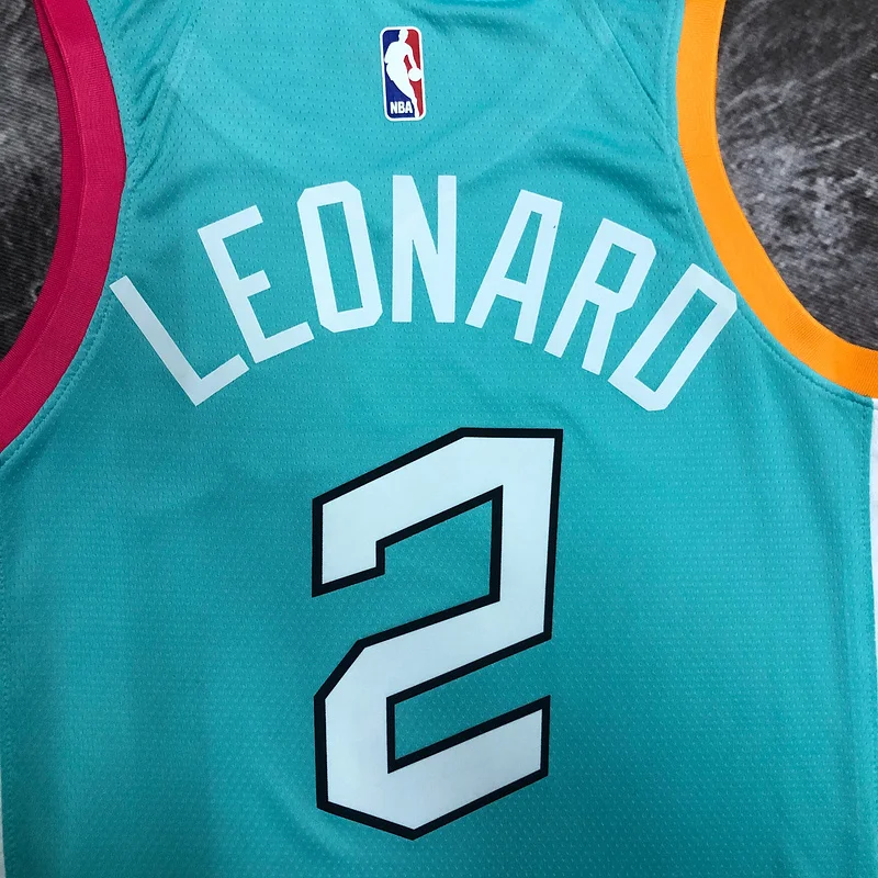 2023 San Antonio Spurs Basketball Jersey city version #2 LEONARD