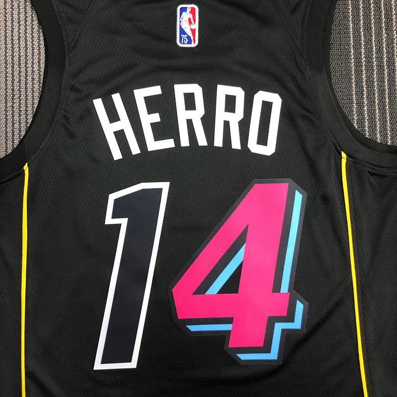 2022 Season NBA Miami Heat basketball jersey city version #14 HERRO