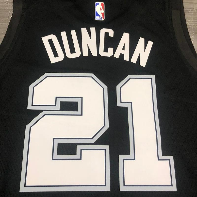 2021 San Antonio Spurs Basketball Jersey city version #21 DUNCAN