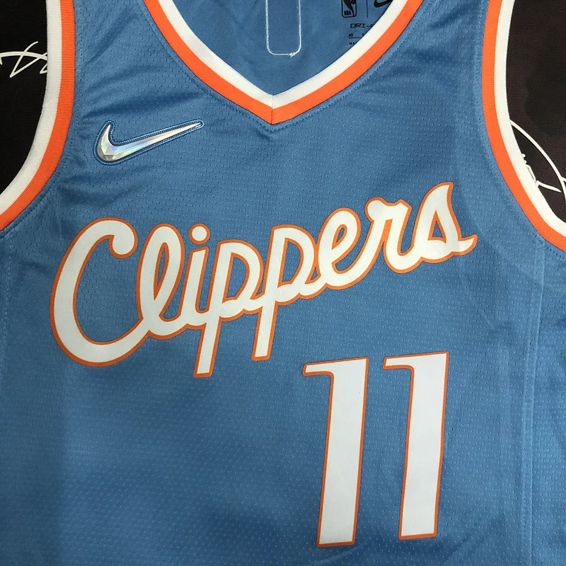 2022 Season    NBA Los Angeles Clippers Basketball jersey   city version  #11   WALL