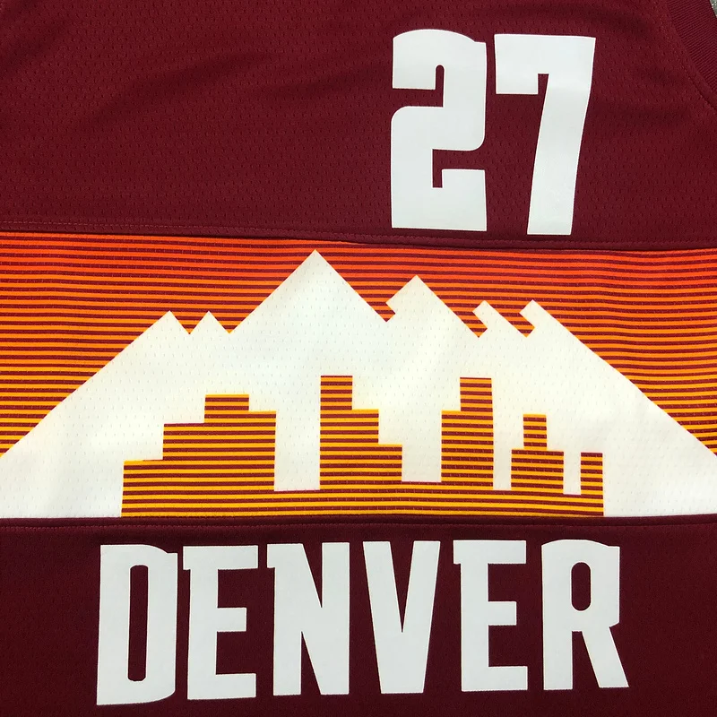 2021 Season NBA Denver Nuggets Basketball jersey city version #27 MURRAY