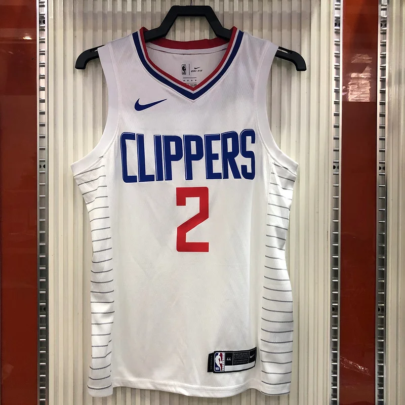 2020 Season NBA Los Angeles Clippers Basketball jersey  limited  White  #2  LEONARD