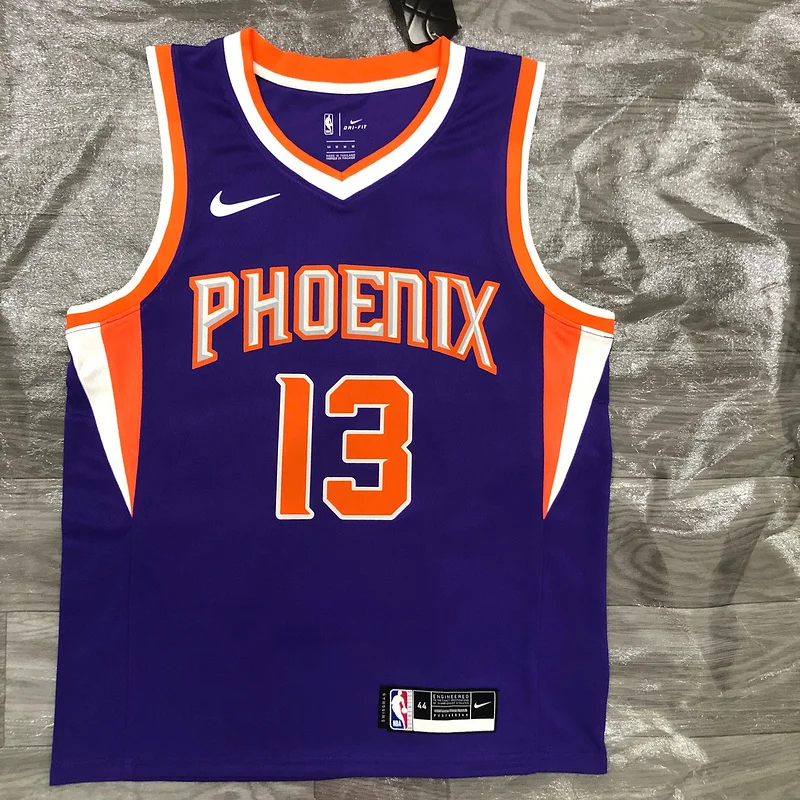 NBA Phoenix Suns Basketball jersey Purple #13 NASH