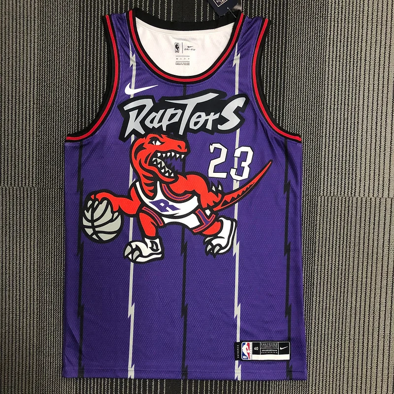 NBA Toronto Raptors Basketball Jersey Retro Purple #23 VANVLEET