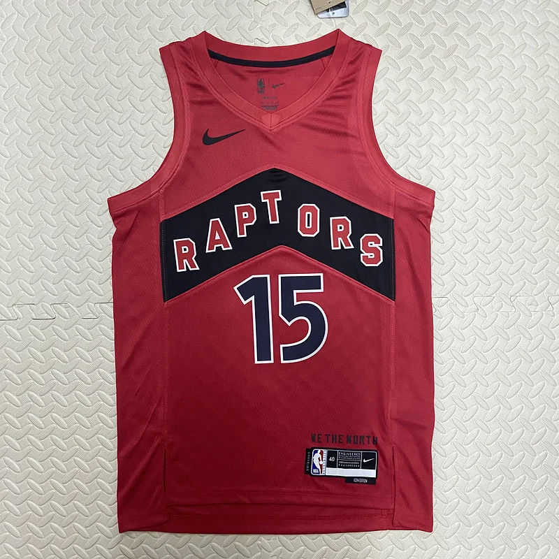 2023 NBA Toronto Raptors Basketball Jersey Aawy #15 CARTER