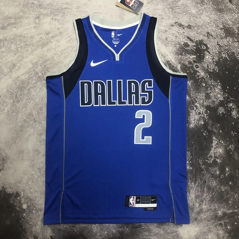 2023 Season NBA Dallas Mavericks basketball jersey Blue #2 IRVING