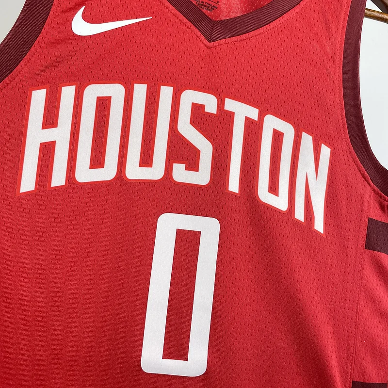 2019 Houston Rockets Basketball Jersey bonus edition #0 WESTBROOK