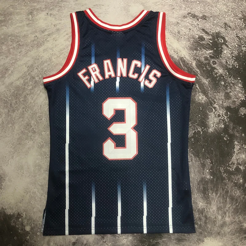 Mitchell Ness Hot Print Retro Houston Rockets Basketball Jersey 1999 2000 #3 FRANCIS