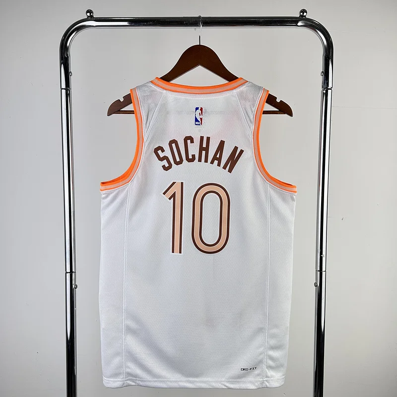 2024 San Antonio Spurs Basketball Jersey city version #10 SOCHAN