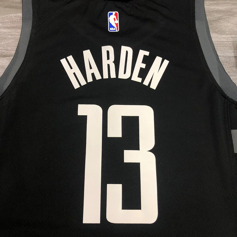 2021 Houston Rockets Basketball Jersey Jordan Style limited city version Black #13 HARDEN