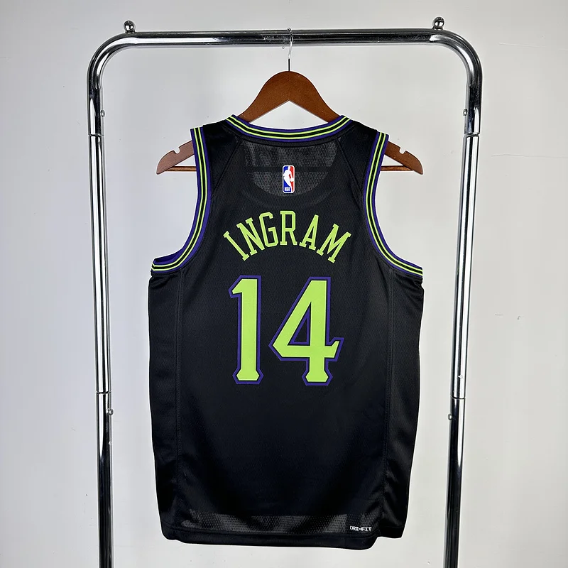 2024  New Orleans Pelicans Basketball jersey   city version  #14  INGRAM