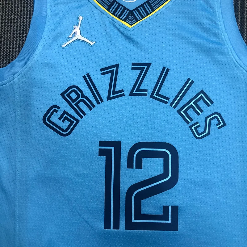 75th anniversary NBA Memphis Grizzlies Basketball Jersey trapeze #12 MORANT