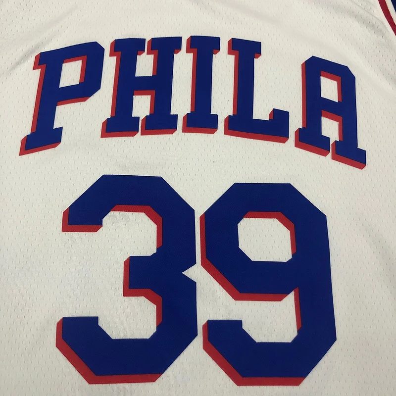 NBA Philadelphia 76ers Basketball Jersey V-neck White #39 HOWARD