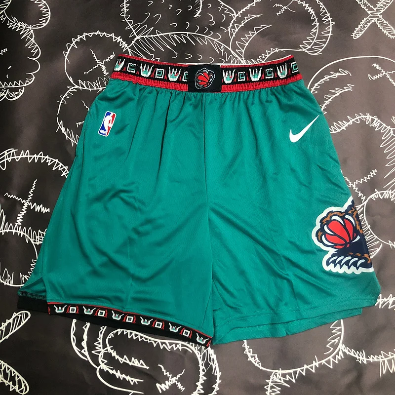 NBA Memphis Grizzlies Basketball Green Shorts