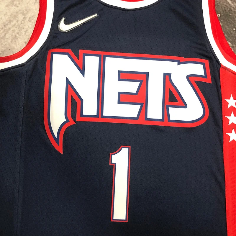 2022 Season Brooklyn Nets Basketball jersey city version #1 BRIDGES