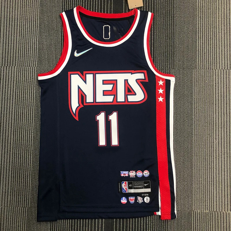 75th anniversary 2022 Season Brooklyn Nets Basketball jersey city version #11 IRVING