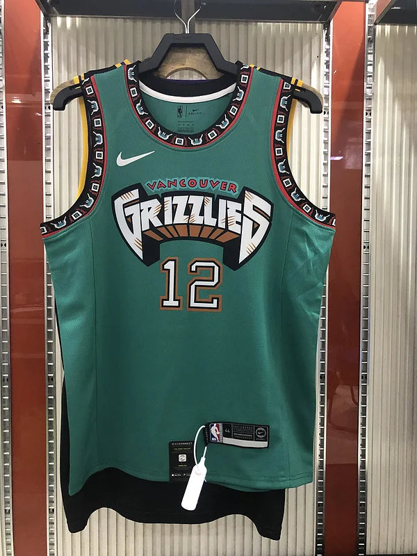 NBA Memphis Grizzlies Basketball Jersey Green #12 MORANT