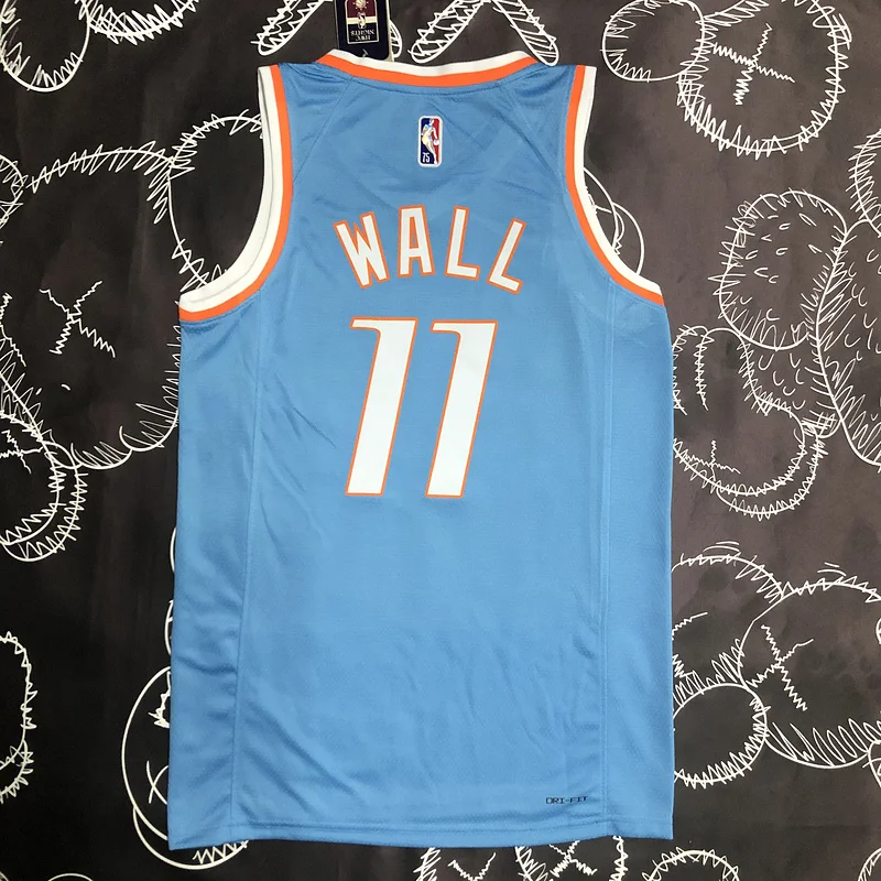 2022 Season    NBA Los Angeles Clippers Basketball jersey   city version  #11   WALL