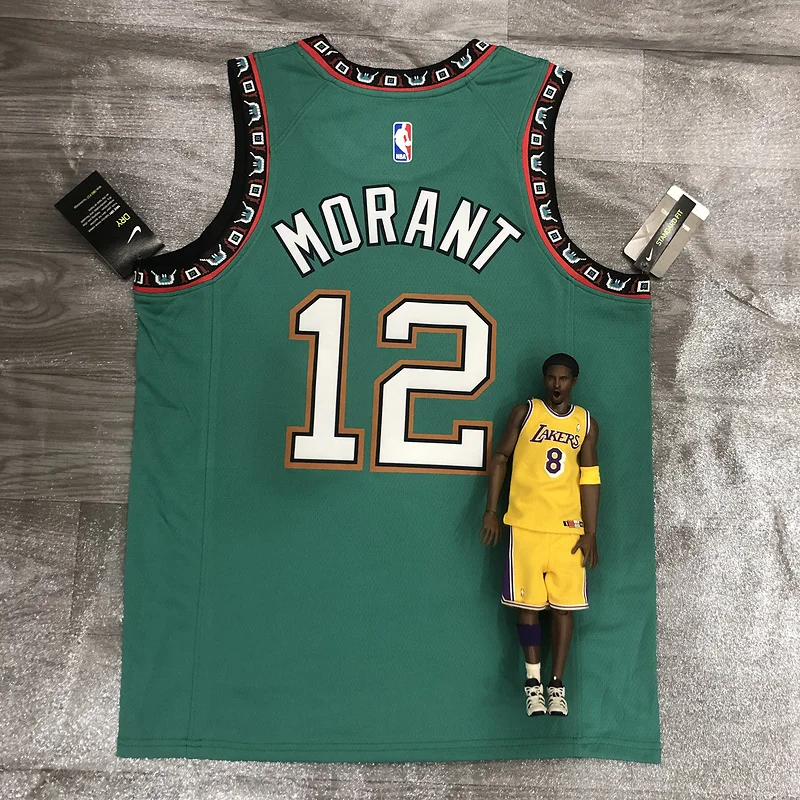 NBA Memphis Grizzlies Basketball Jersey Green #12 MORANT