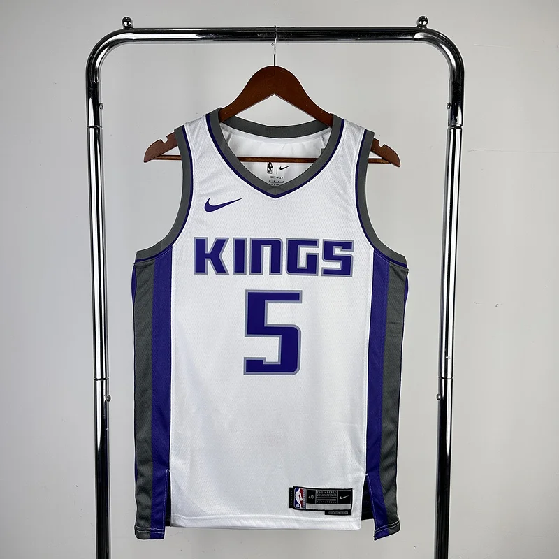 2023 Sacramento Kings Basketball Jersey Home #5 FOX