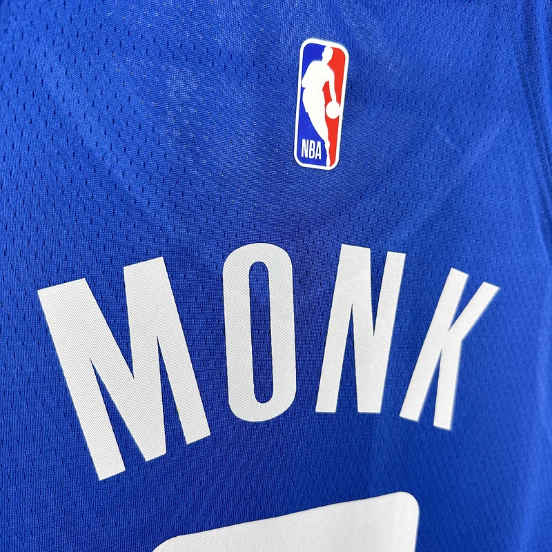 2024 Sacramento Kings Basketball Jersey city version #0 MONK