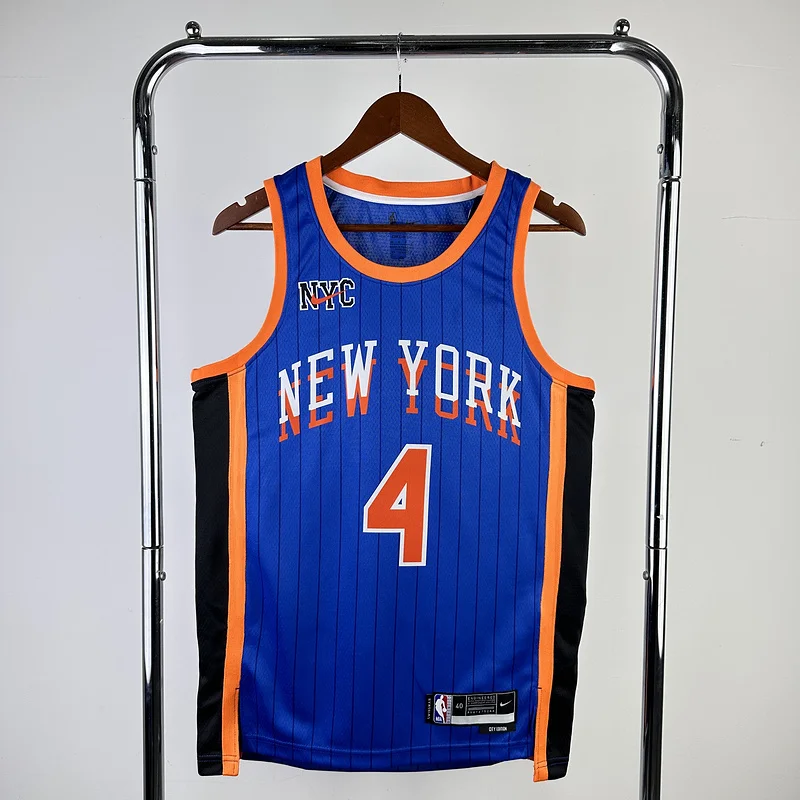 2024 New York Knicks Basketball Jersey city version #4 ROSE