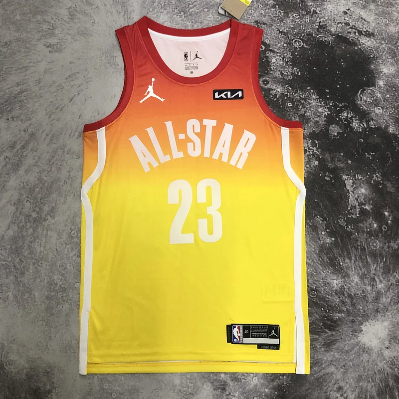 2023 All-Star Utah Jazz Basketball Jersey Yellow #23 MARKKANEN