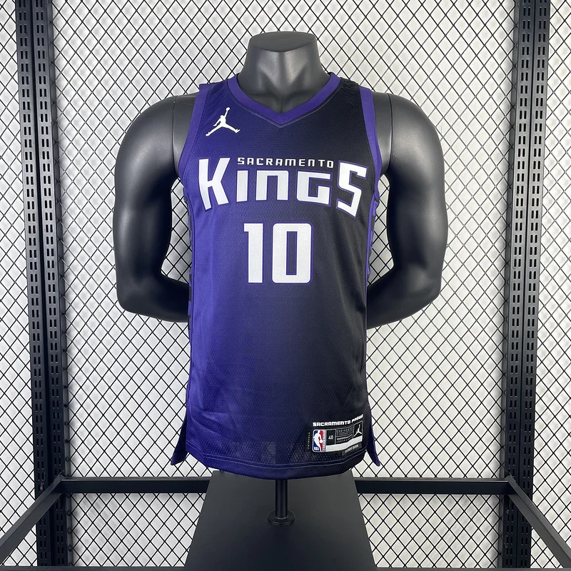 2024 Sacramento Kings Basketball Jersey trapeze limited #10 SABONIS