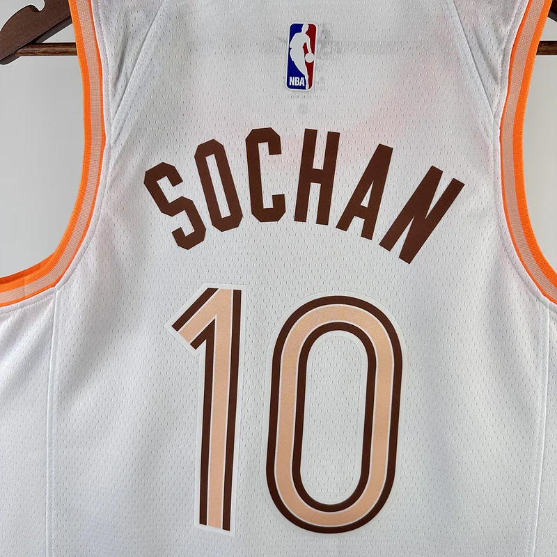 2024 San Antonio Spurs Basketball Jersey city version #10 SOCHAN