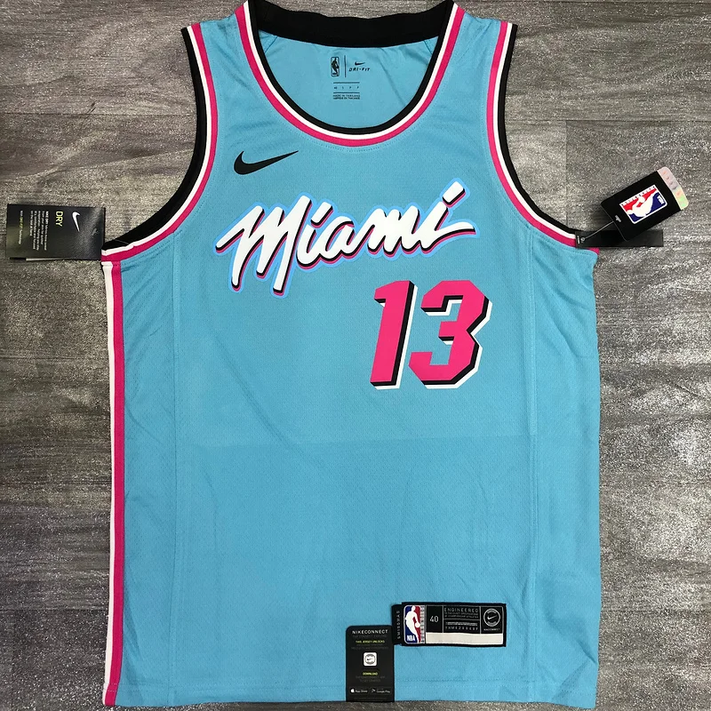 NBA Miami Heat basketball jersey round neck #13 ADEBAYO