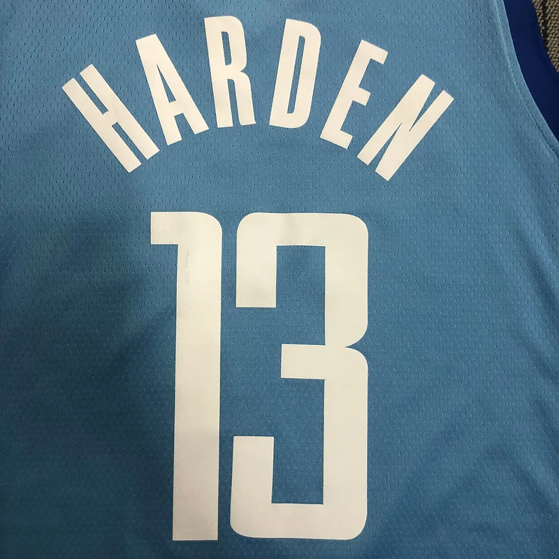 2021 Houston Rockets Basketball Jersey city version Blue #13 HARDEN