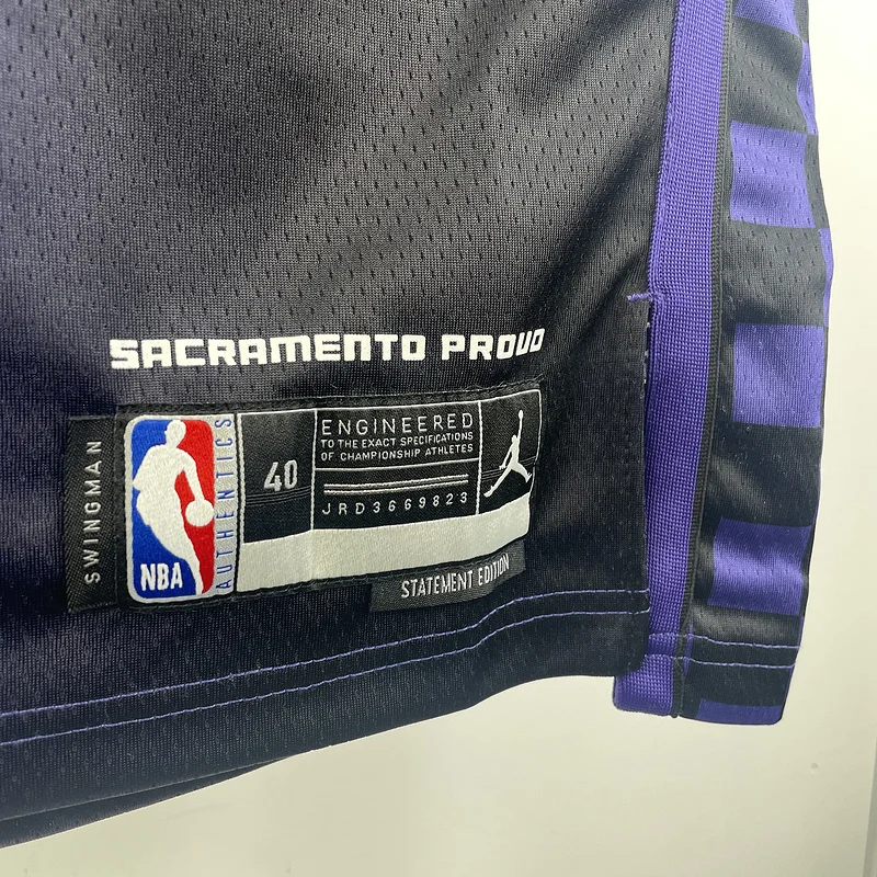 2024 Sacramento Kings Basketball Jersey trapeze limited #0 MONK