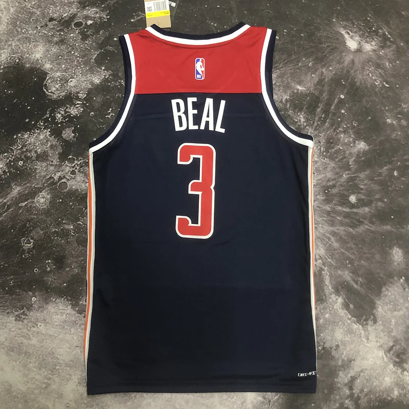 2023  Washington Wizards Basketball Jersey   trapeze  limited  #3    BEAL