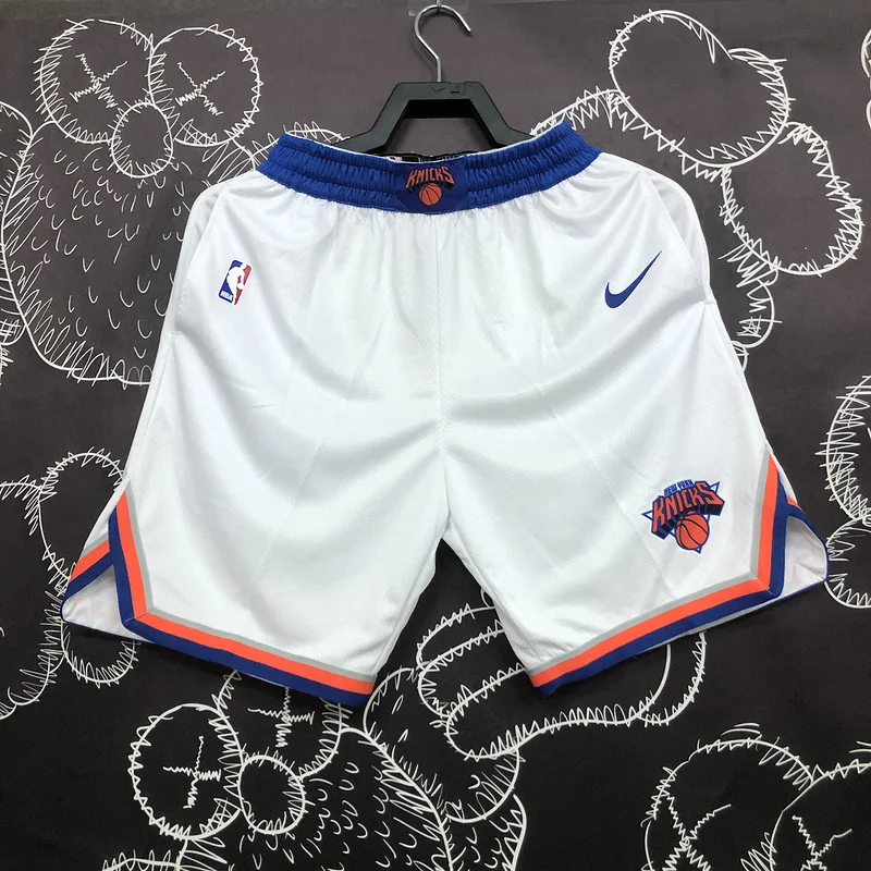 NBA Phoenix Suns Basketball Knicks White Shorts