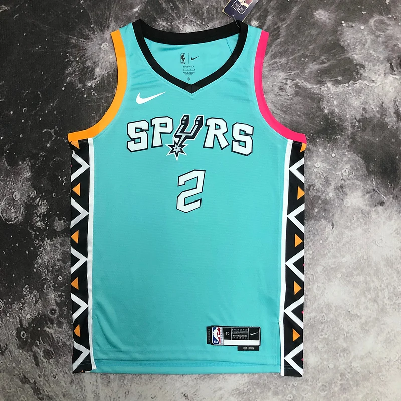 2023 San Antonio Spurs Basketball Jersey city version #2 LEONARD