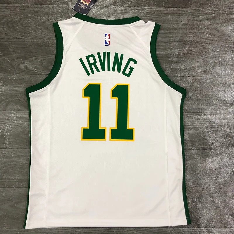 2019 Season NBA Boston Celtics Basketball Jersey Platinum limited #11 IRVING