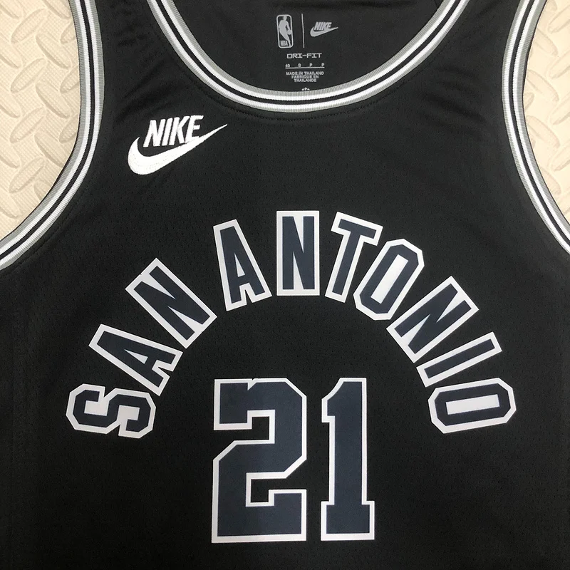 2023 San Antonio Spurs Basketball Jersey Retro #21 DUNCAN