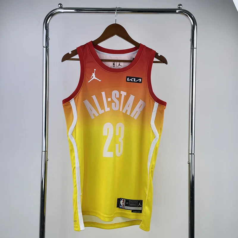 2023 All-Star Utah Jazz Basketball Jersey Yellow #23 MARKKANEN