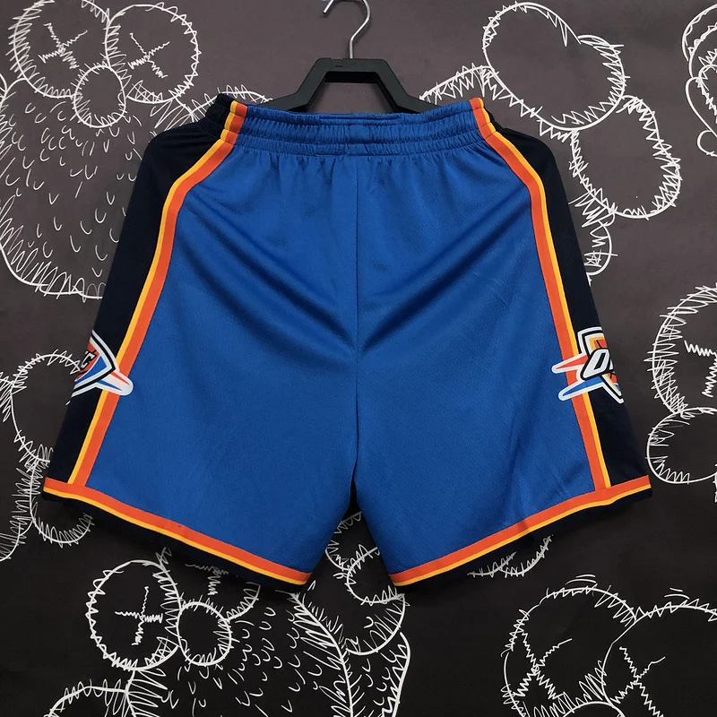 NBA Oklahoma City Thunder Basketball Blue Shorts