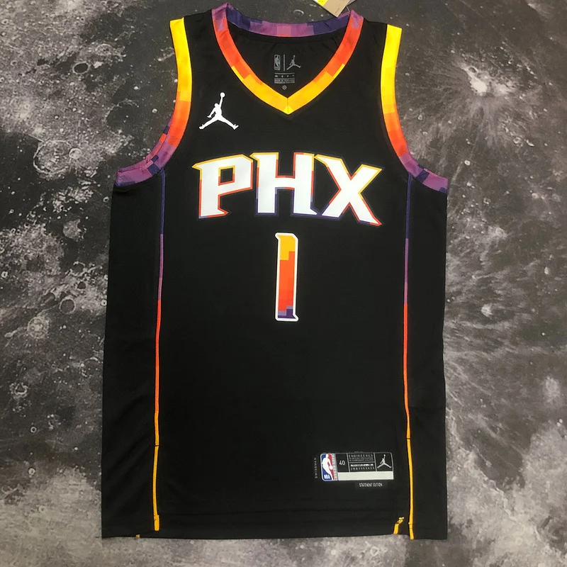 2023 Season NBA Phoenix Suns Basketball jersey trapeze limited #1 BOOKER