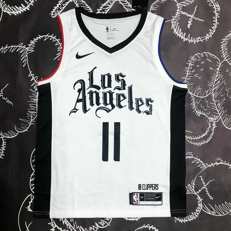 NBA Los Angeles Clippers Basketball jersey   Latin  White   #11   WALL