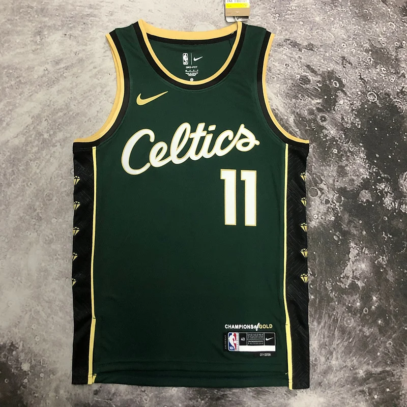 2023 Season NBA Boston Celtics Basketball Jersey city version #11 IRVING