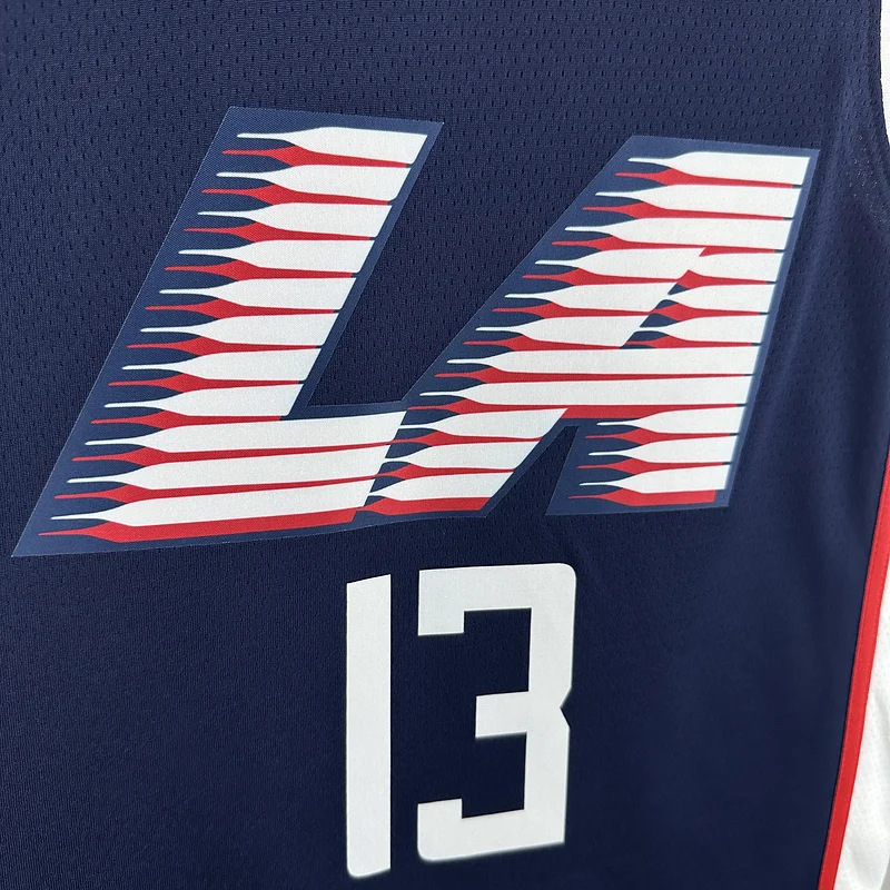 2019 Season  NBA Los Angeles Clippers Basketball jersey   city version  #13   GEORGE