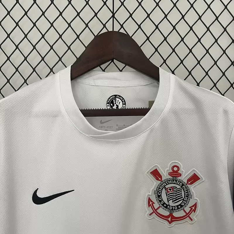 24-25 Corinthians jersey Home With All Sponsors